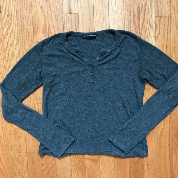 Charcoal Brandy Melville sweater! - Picture 2 of 3